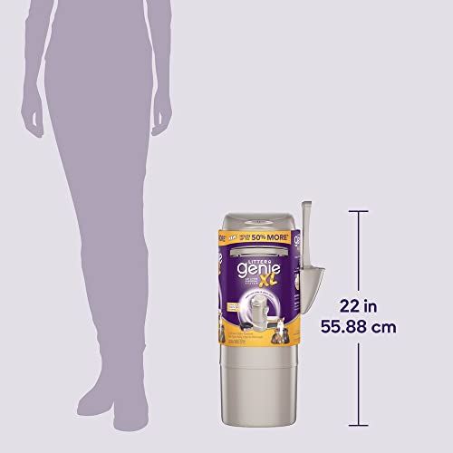 Cat Litter Waste Disposal System with 1 Jumbo Refill Bag I857101