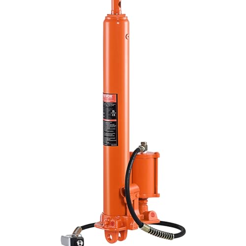 8 Ton Hydraulic Ram Jack with Air Pump and Single Piston Pump Z947