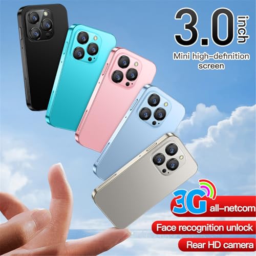 3G Mini Smartphone 3.0 Inch Android 8.1 Dual Sim 2GB RAM 16GB ROM Light Blue Z18219