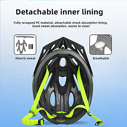 Adult Bike Helmet with Rear Light and Sun Visor B547683