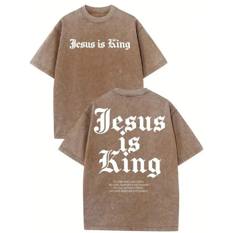 Jesus is King Retro T-shirt