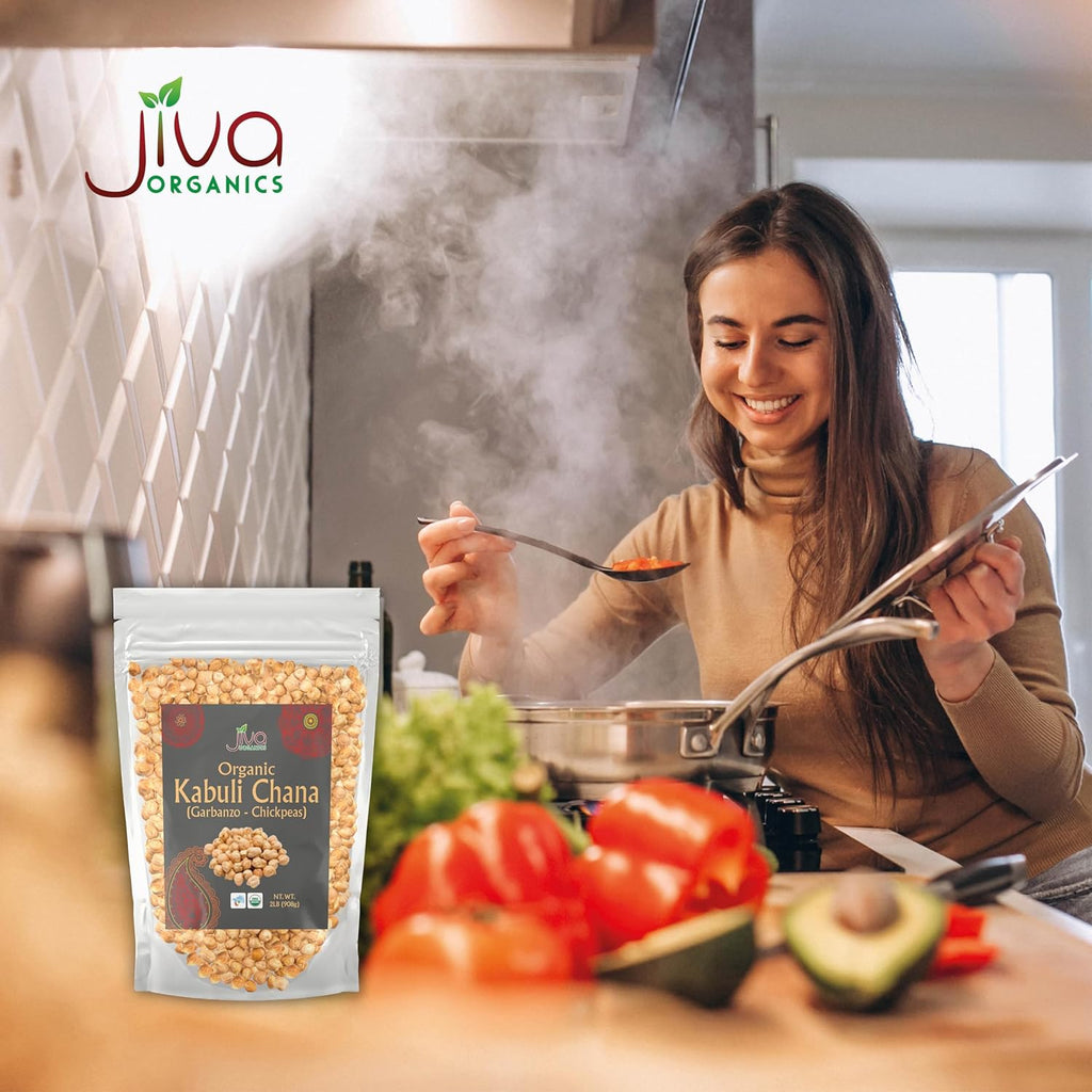 Raw Chickpeas 2 LB Bag V727