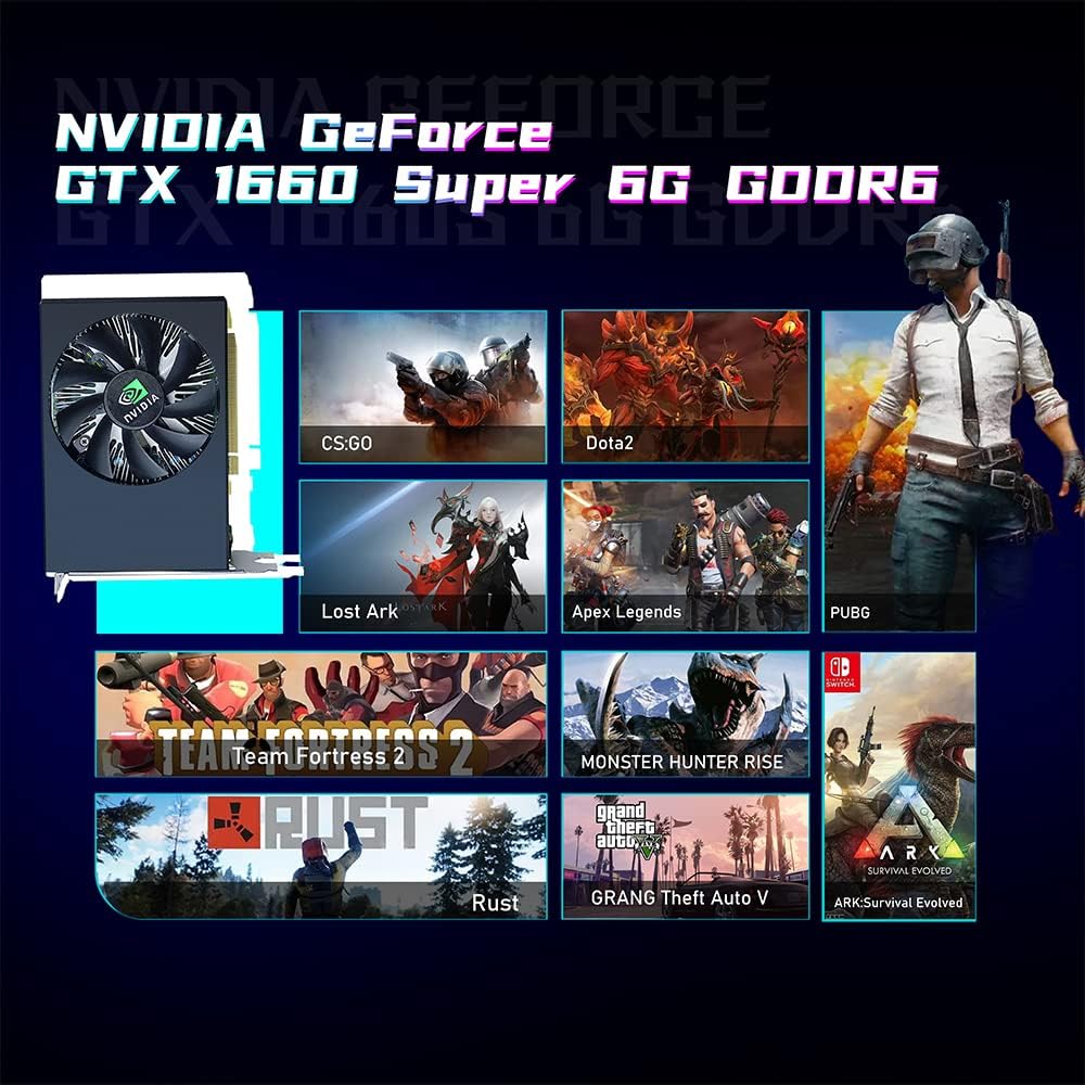 RGB Gaming PC Desktop Computer Y56842
