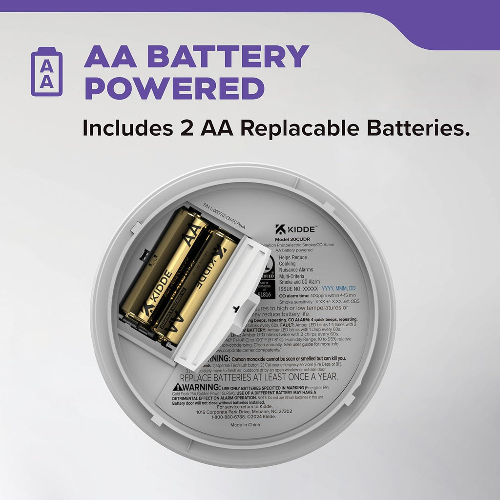 10-Year Battery Smoke & Carbon Monoxide Detector K3025