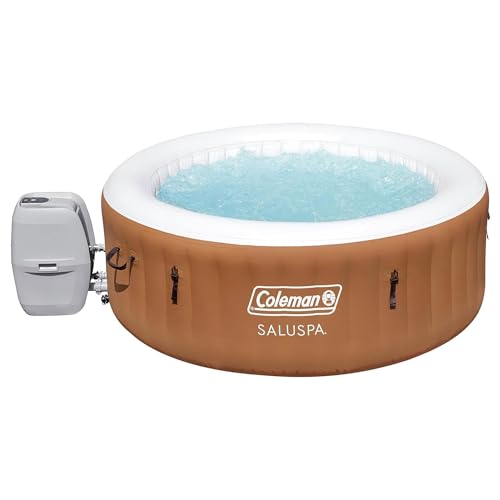 Orange Inflatable Hot Tub with AirJets and Cover Z45782