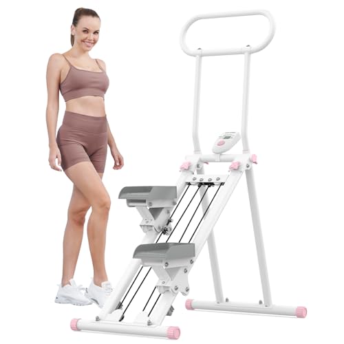 Folding Vertical Climber with Adjustable Handlebar L26595
