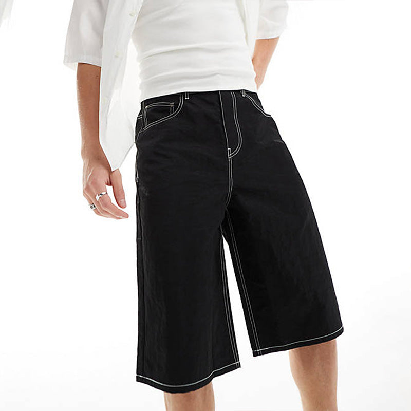 Men's Washed Denim Shorts