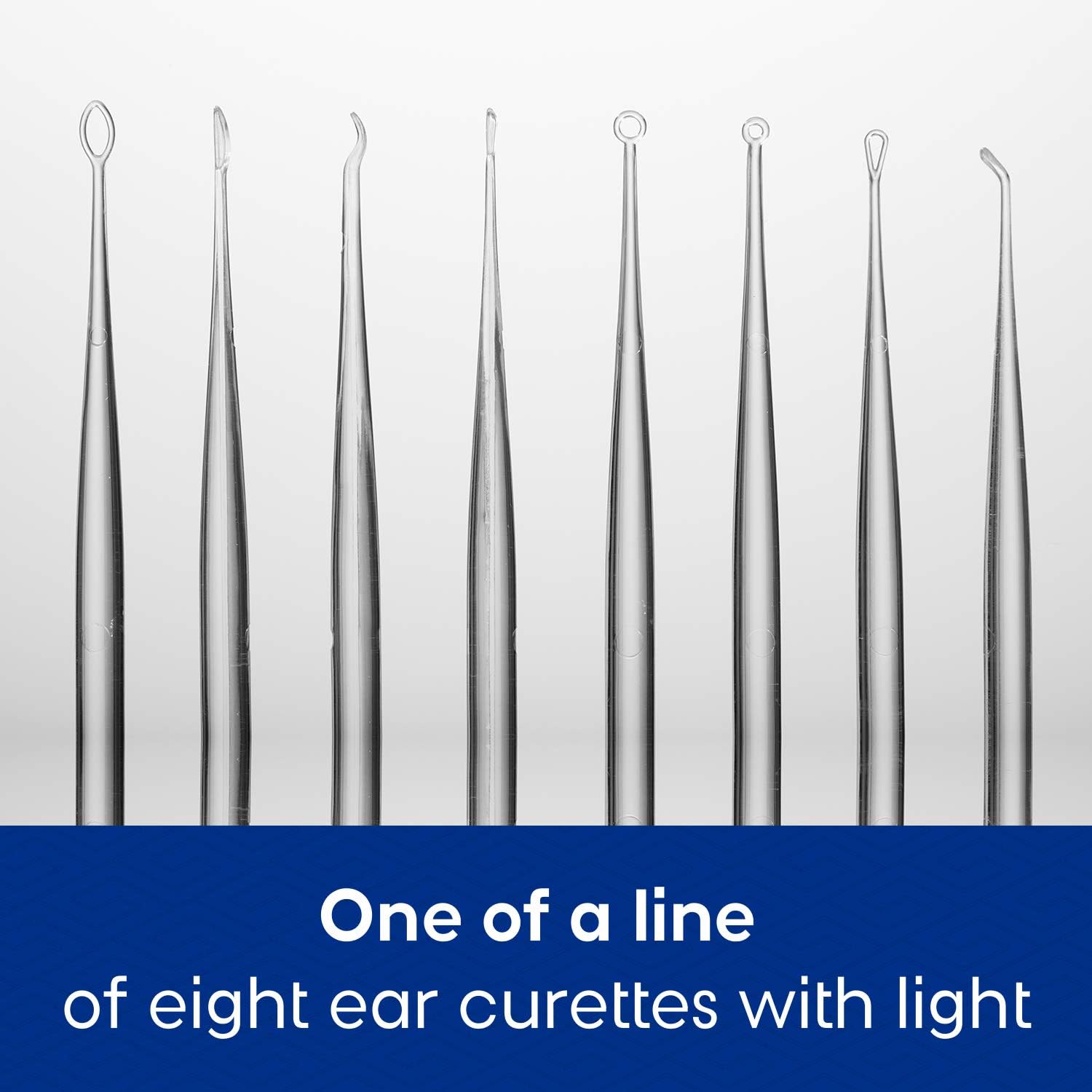 Lighted FlexLoop Ear Curette Tool, 52 Piece Set O163