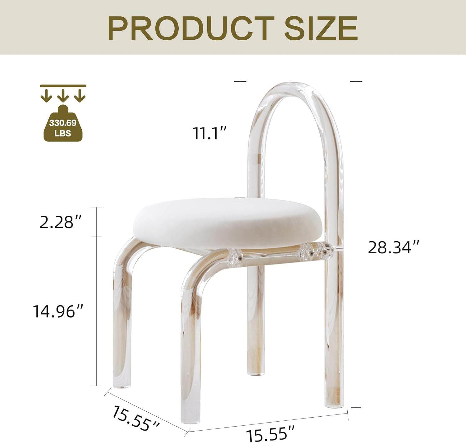 Clear Acrylic Chair F159
