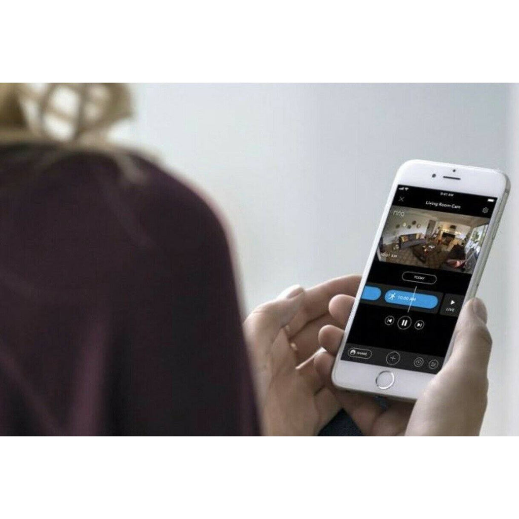 Black 1080p Wi-Fi Security Camera E515878