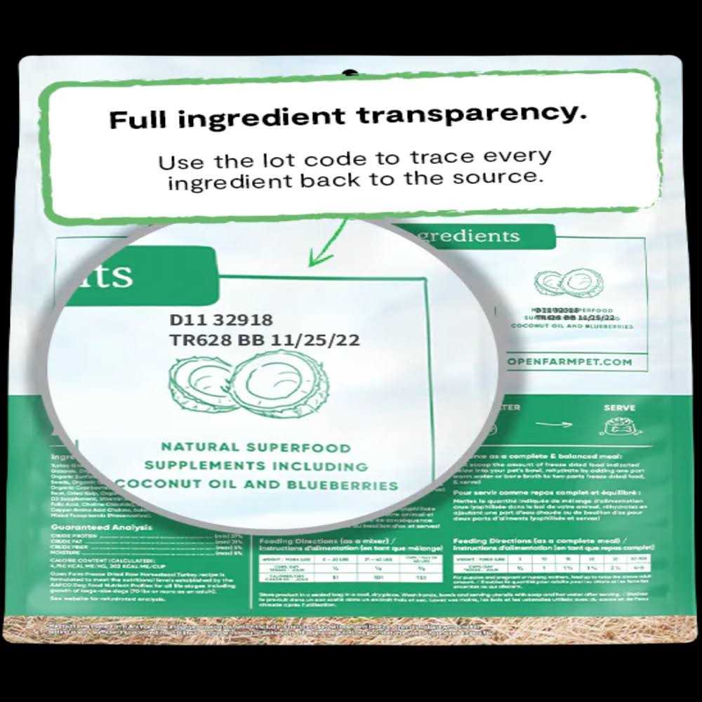 Freeze Dried Raw Dog Food Turkey M2794