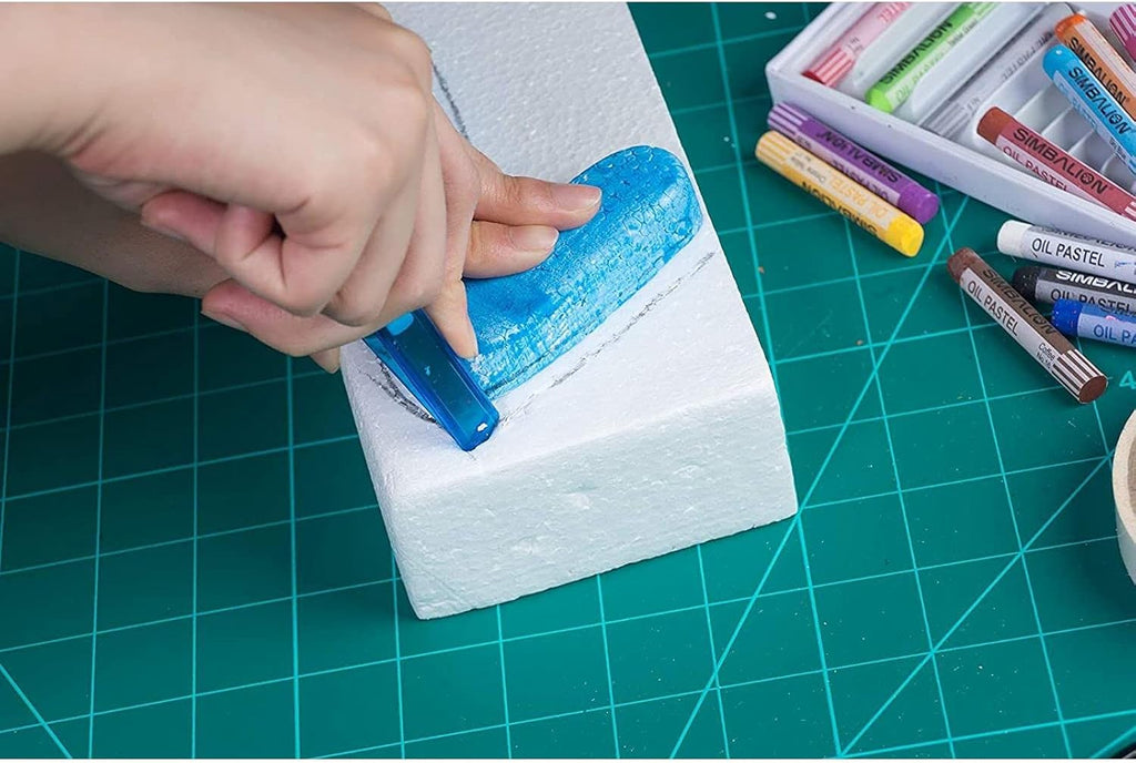 6 Pack 12x4x2 inch Polystyrene Foam Blocks Y491