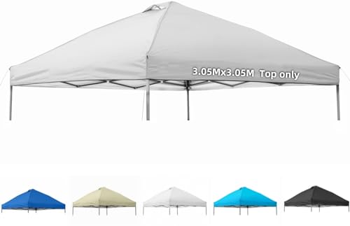 Silver Coated Oxford Cloth Canopy Replacement Top Cover T8712