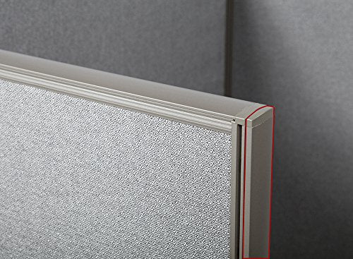 End Bar 4ft 48" H Fabric Glass Panels Room Divider R77840