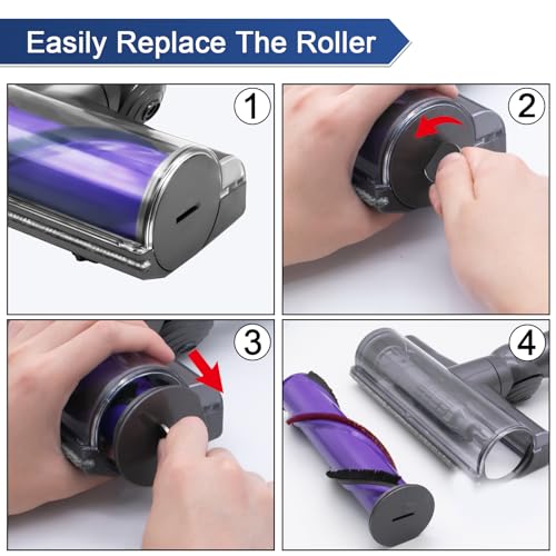 Quick-Release Motorhead Cleaner Replacement for Dyson V7 V8 V10 V11 V15 Vacuums N47940