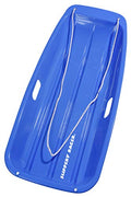 Blue Plastic Cold-Resistant Toboggan Snow Sled with Pull Rope and Handles K698