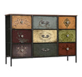 9 Drawer Fabric Dresser A22903