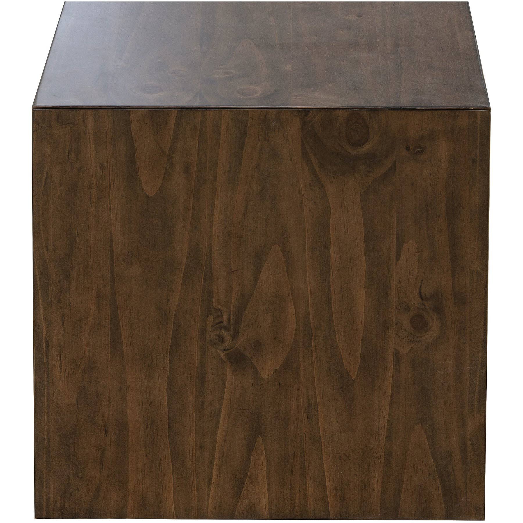 Brown Wooden Bench Q4809