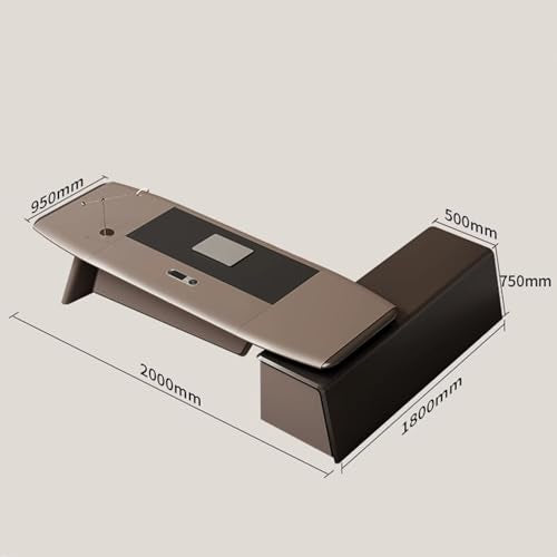 94.4" Executive Desk with Storage Cabinet and Drawer A71292