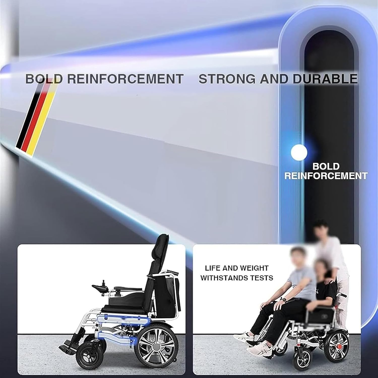 Dual Motor Foldable Electric Wheelchair Z933