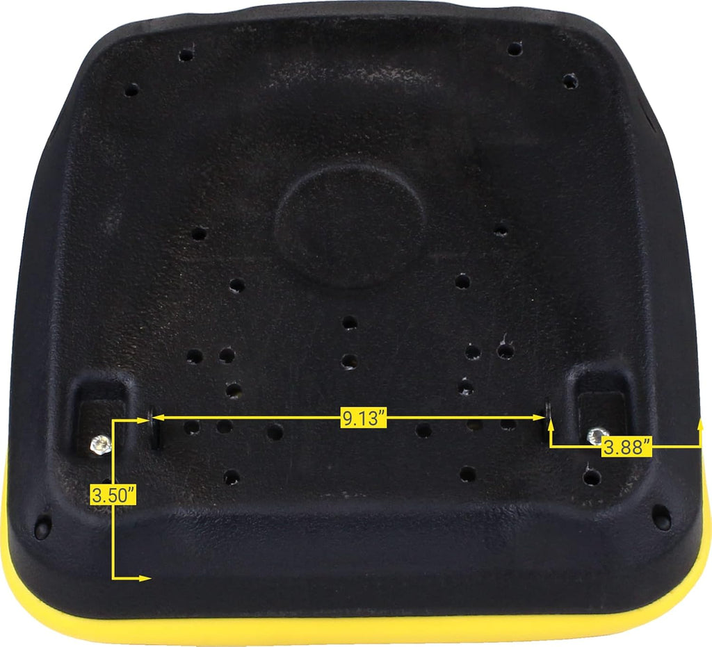 Mid/High Back Yellow Riding Mower Seat U51531