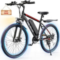 Electric Bike 500W 45 Miles 20 MPH 48V Removable Battery 26" Tires Front Fork Suspension O874767