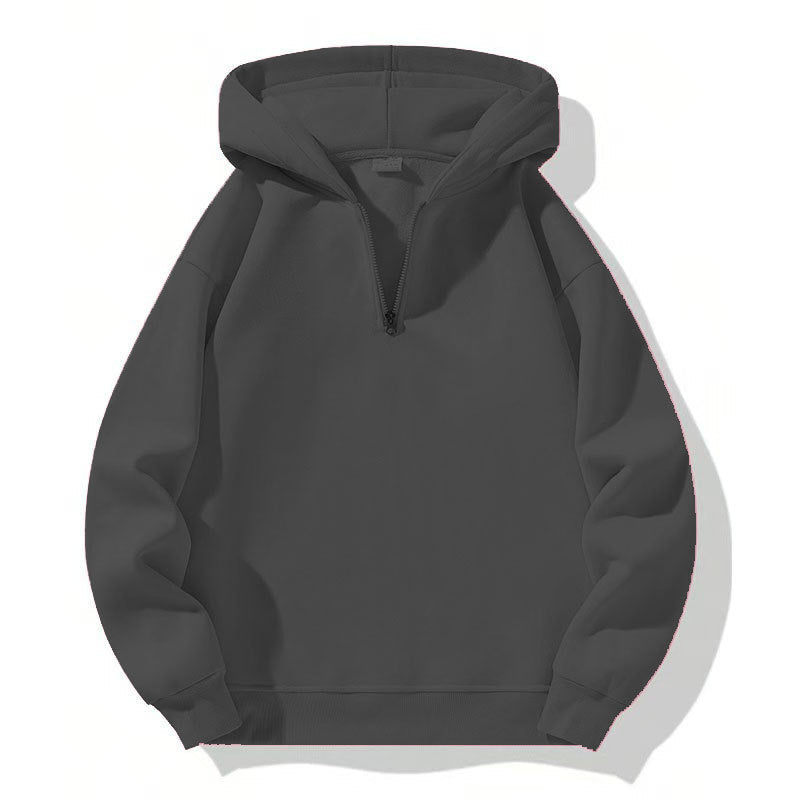 Solid color drop shoulder sweatshirt