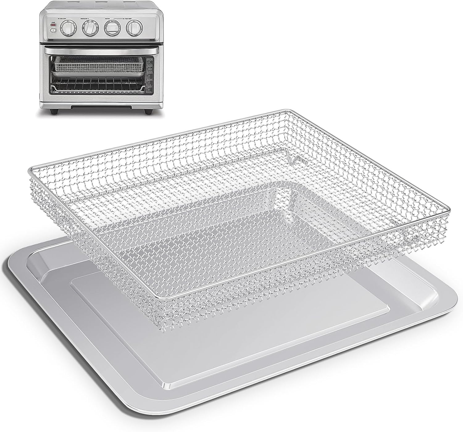 Stainless Steel Baking Tray Pan and Air Fryer Basket S96539