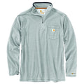 Men's Relaxed Fit Midweight Long-sleeve Quarter-zip Mock-neck T-shirt B57823