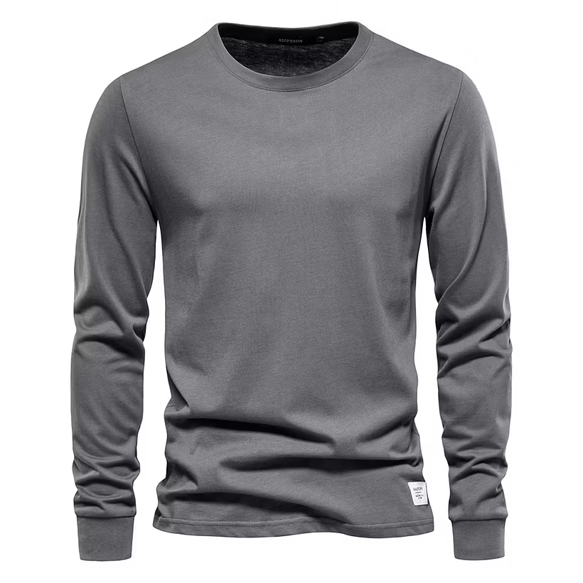 Essential Cotton Long-Sleeve T-Shirt