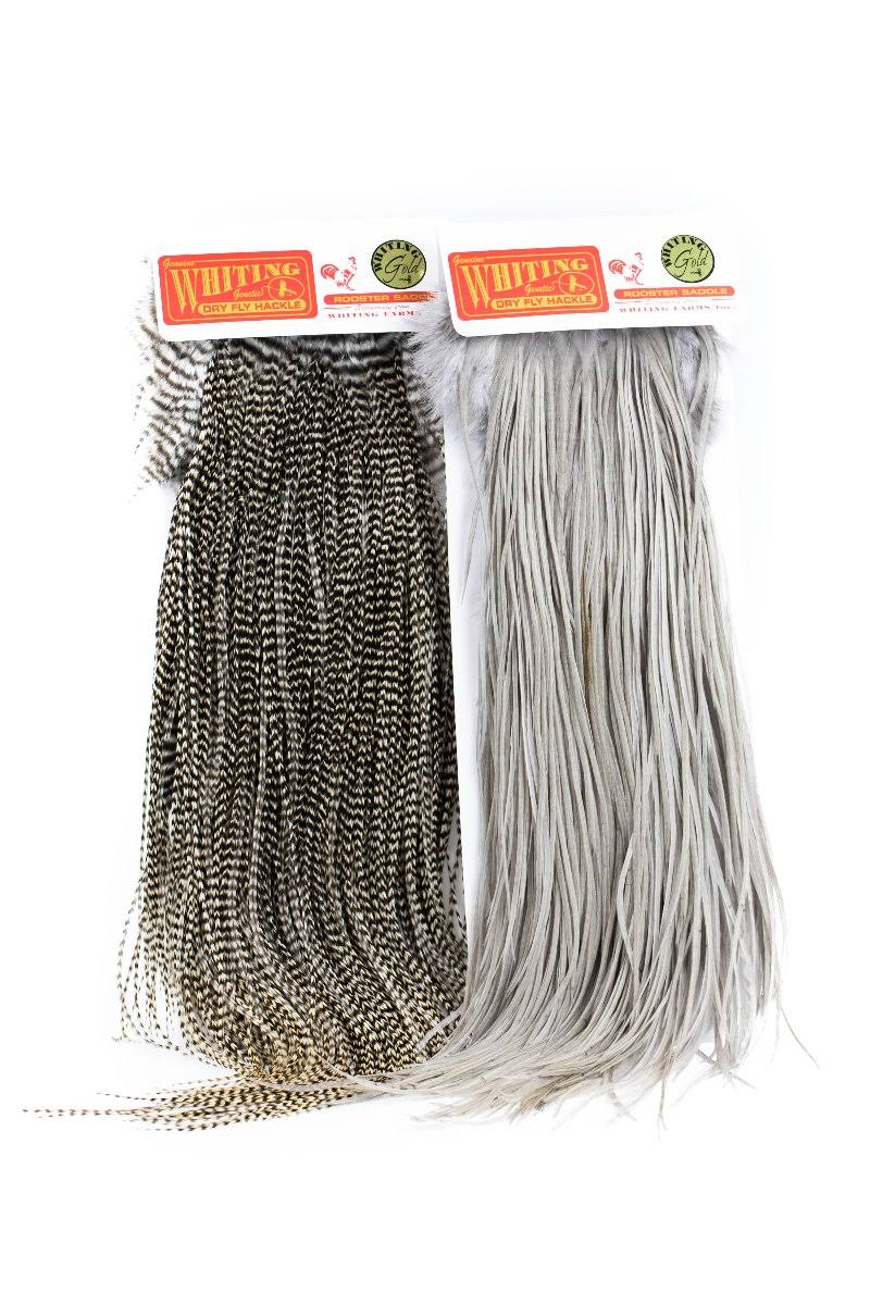 Natural Dun Dry Fly Hackle Full Saddle A9948