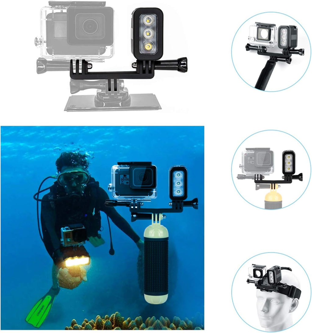 Dive Light 147ft Waterproof LED Video Fill Light S8010