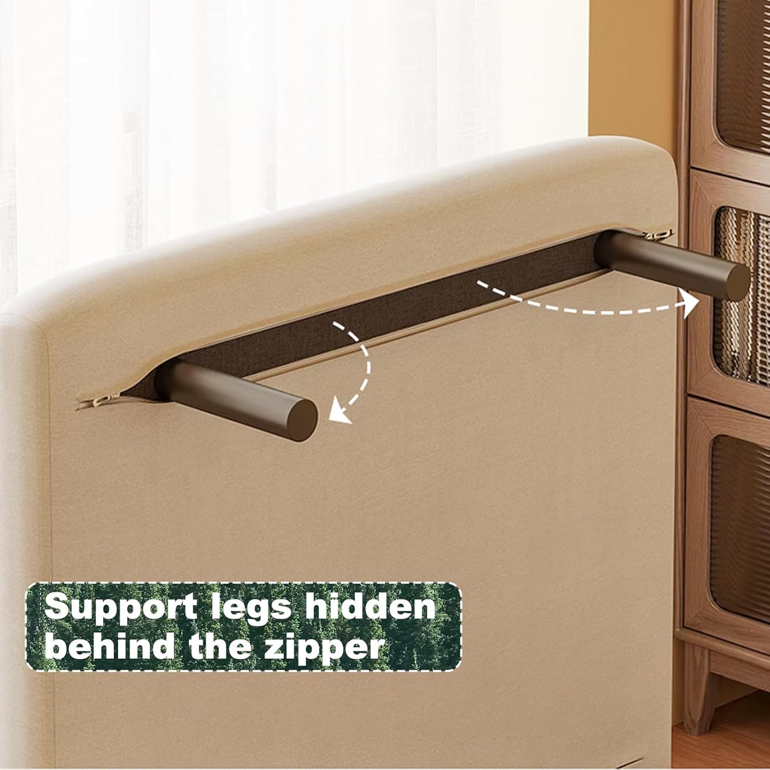 3-in-1 Single Chair Bed Sleeper with Adjustable Backrest T601