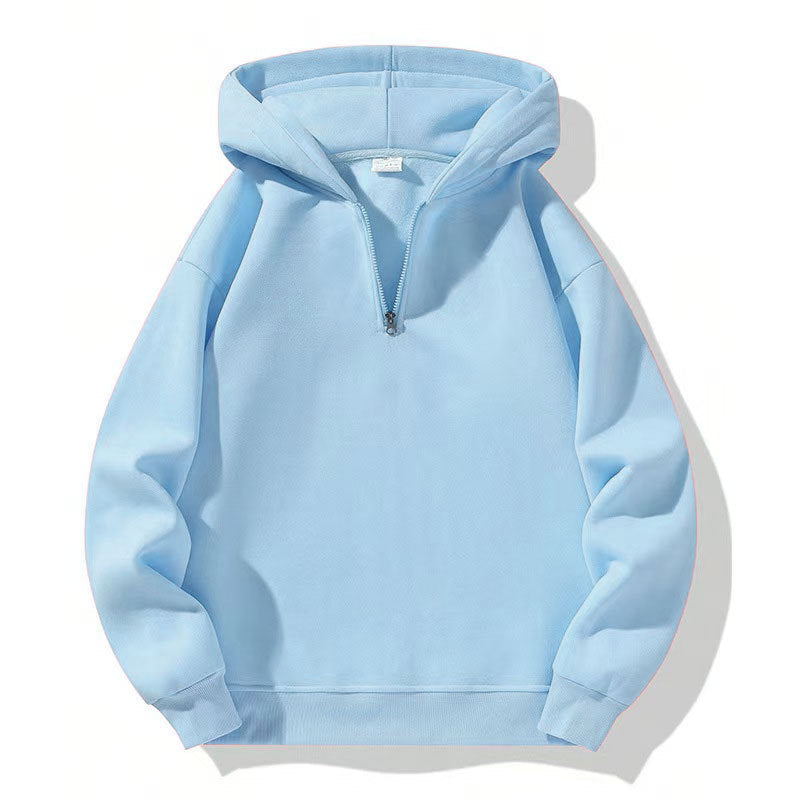 Solid color drop shoulder sweatshirt