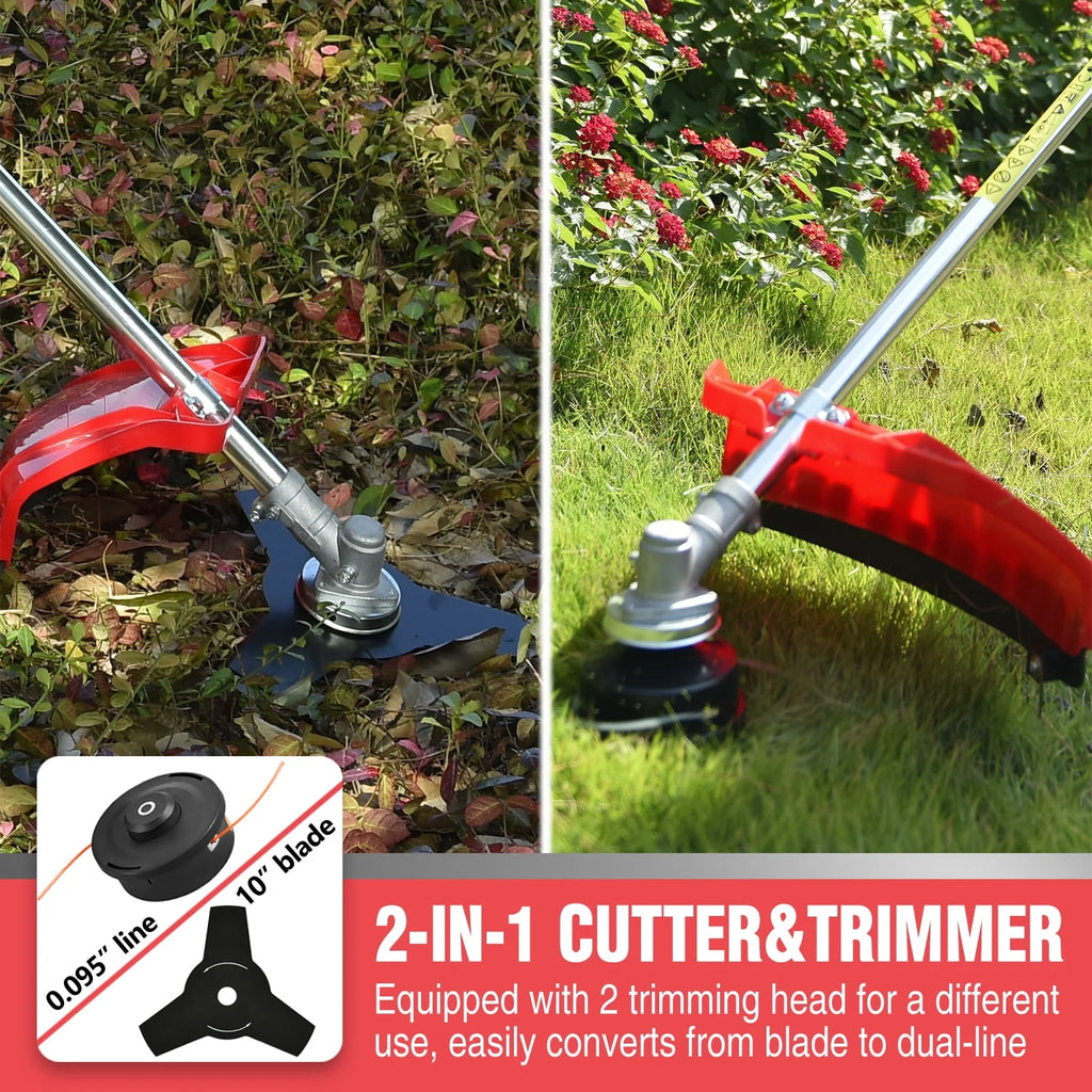 4-Cycle 31cc 15lb Straight Shaft Gas String Trimmer U2162