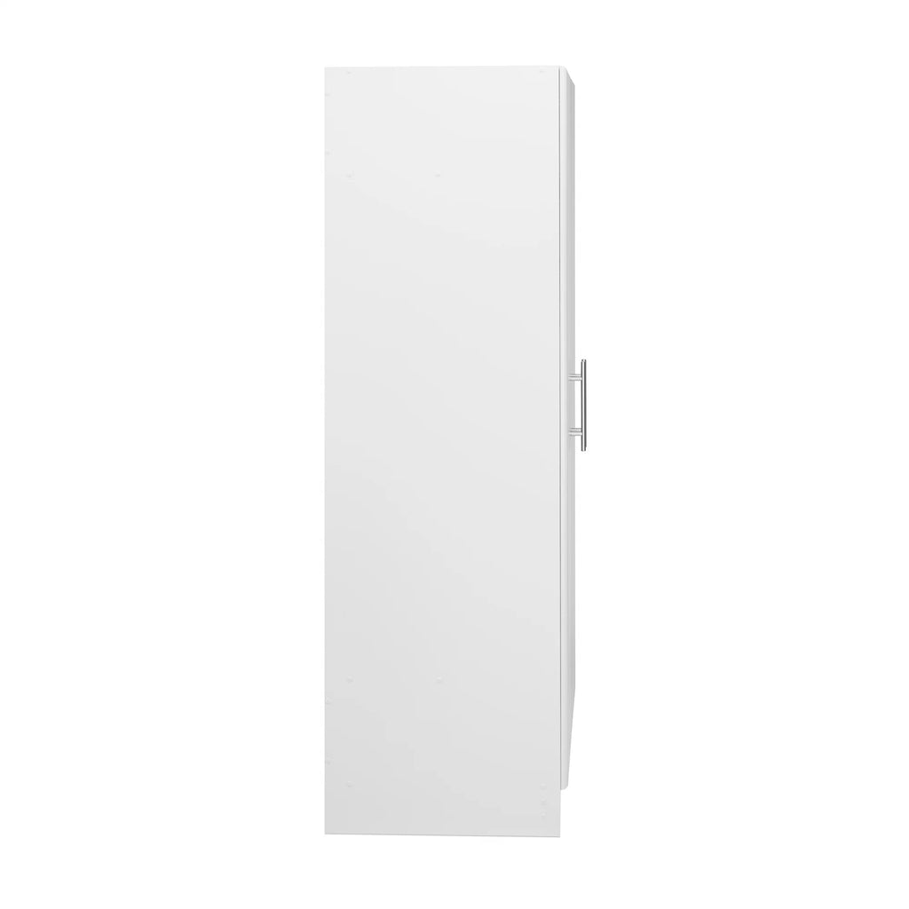 White Wardrobe Closet with Hanging Rail U437