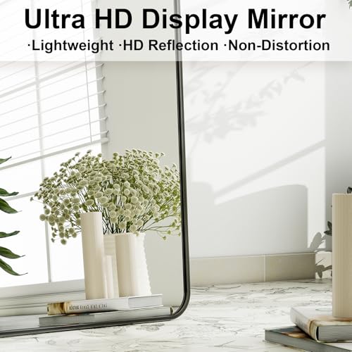 56" x 21" Gold Aluminum Frame Full Length Floor Mirror Z48199