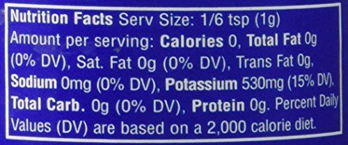 Sodium-Free Salt Substitute, 3oz Shaker Bottle B327170