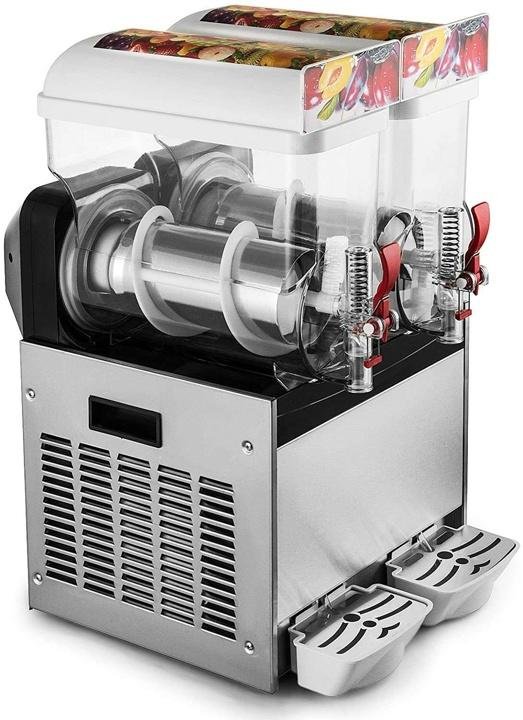 Commercial Slushy Machine 110V 30L 600W 15Lx2 Tank K566289