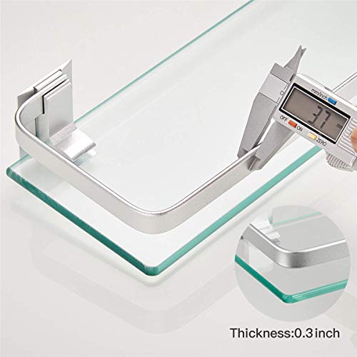 Black 3 Tier Bathroom Wall Shelf O6707
