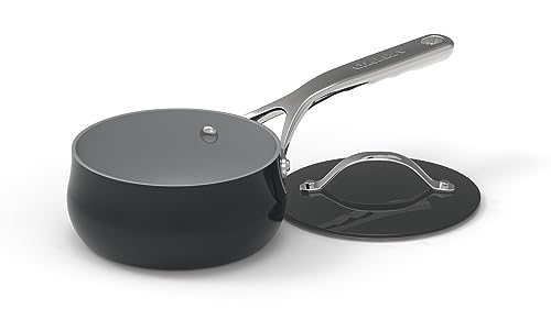 Nonstick 1 Qt. Saucepan with Cover, Black R477