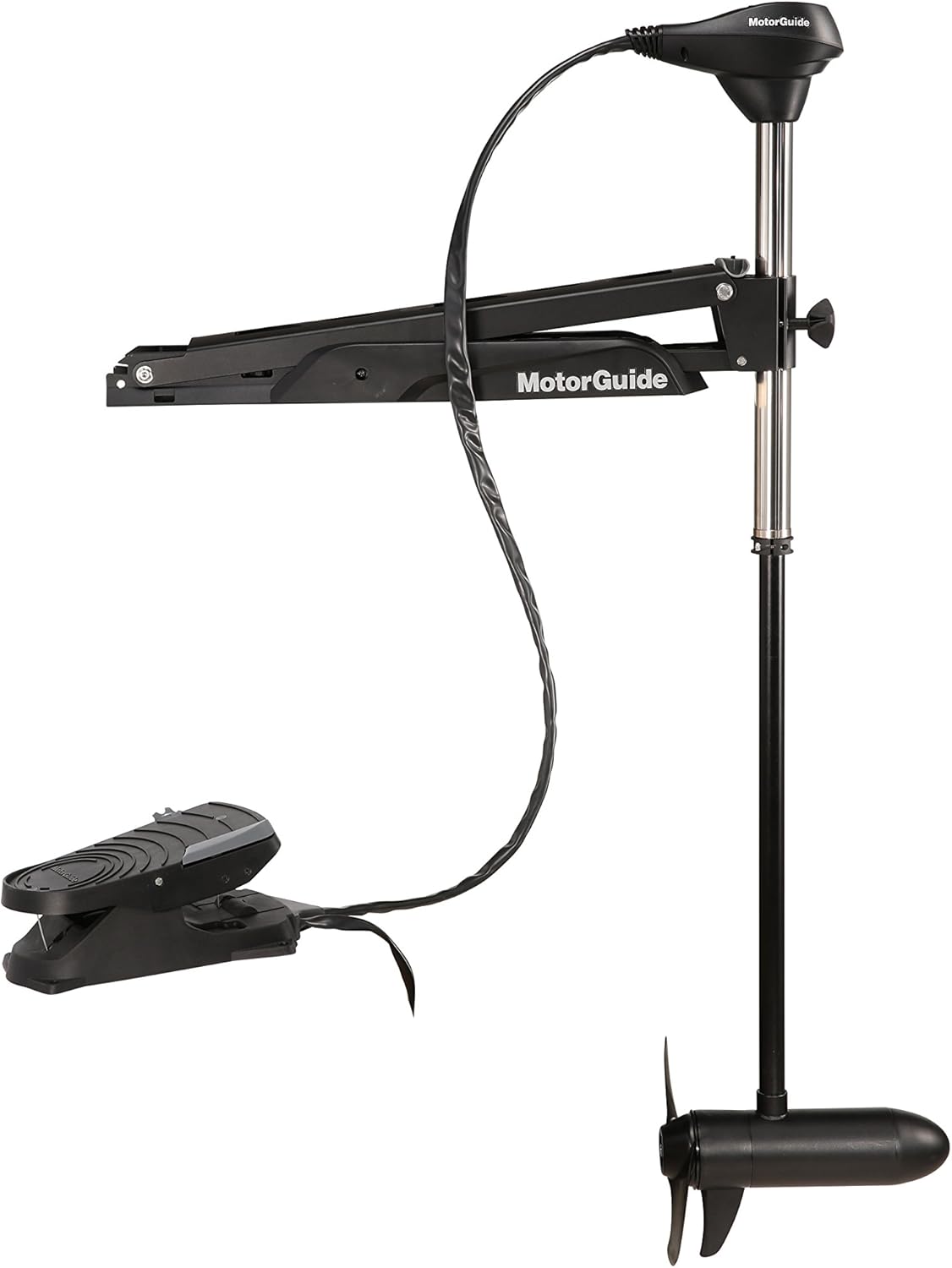 45-Inch Shaft 55-Pound Peak Thrust Cable Steer Foot-Control Trolling Motor I5571