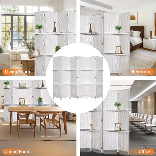 Natural 6 Panel Room Divider F8386