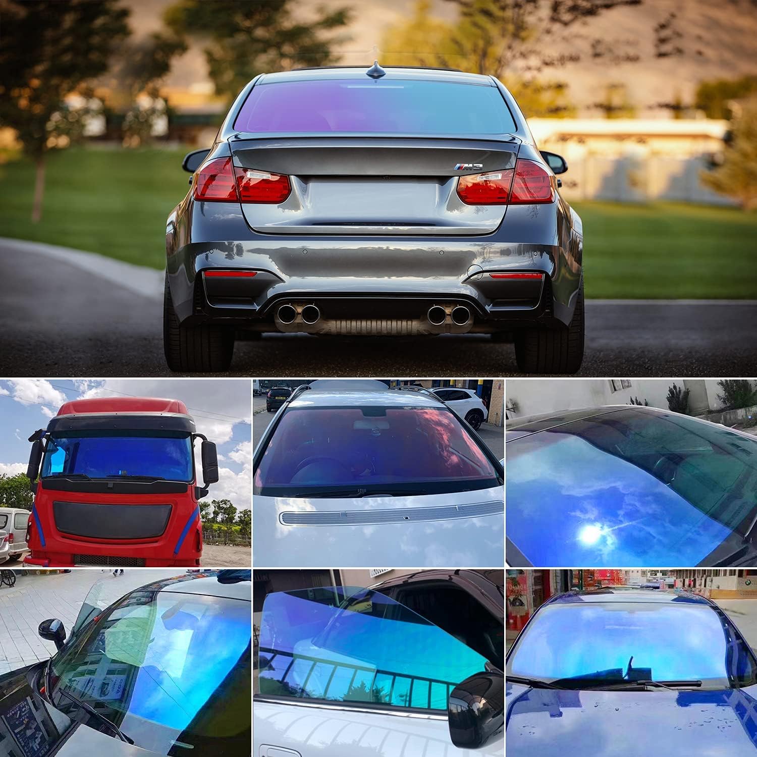 Window Tint Film Chameleon Color 70% VLT 29.29" x 9.84' Ft Roll Pack of 2 F376