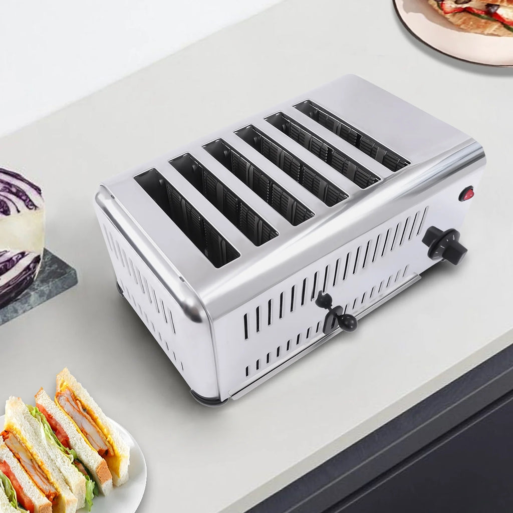 Stainless Steel Commercial Toaster 1680W F65506