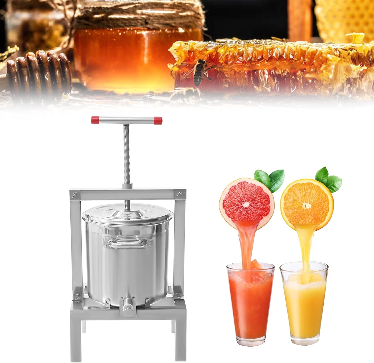 2.6 Gal Stainless Steel Fruit Wine Press I423894
