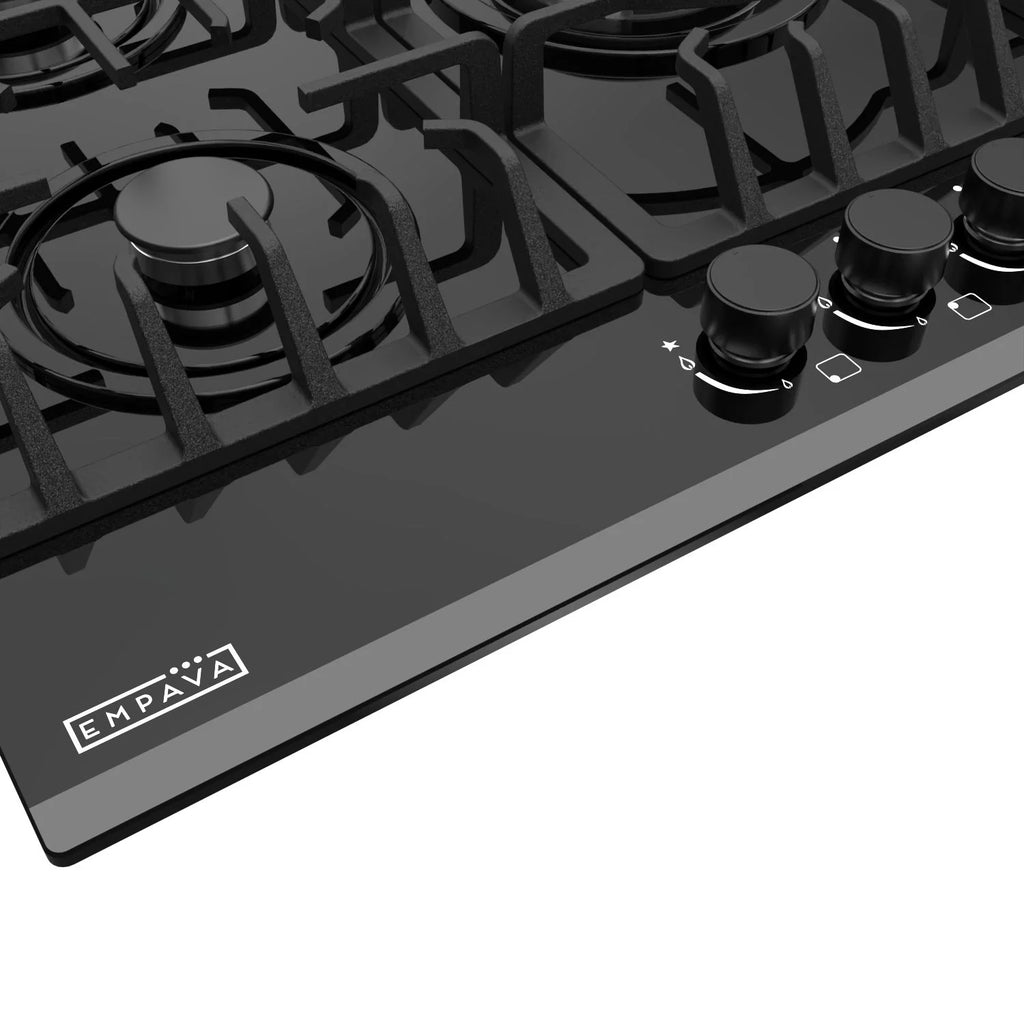 Black 5 Burner Gas Cooktop E857900