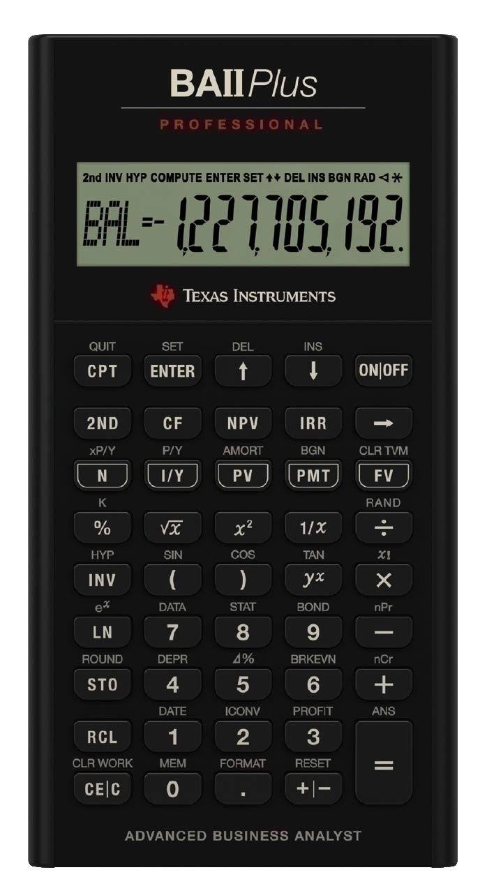 Advanced Financial Calculator N84498