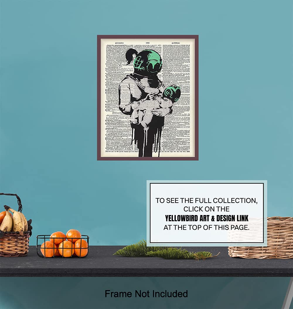 Banksy Poster 8x10 Graffiti Wall Decor Street Art N992