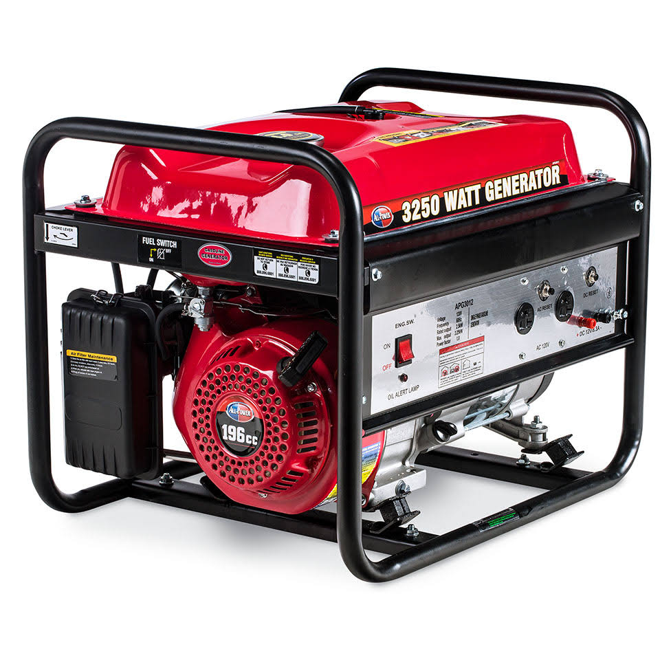 Portable Generator, 6.5 HP, 3250 Wt U613212